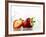 Strawberries with Splashing Water-Michael L?ffler-Framed Photographic Print