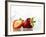 Strawberries with Splashing Water-Michael L?ffler-Framed Photographic Print