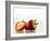 Strawberries with Splashing Water-Michael L?ffler-Framed Photographic Print