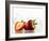 Strawberries with Splashing Water-Michael L?ffler-Framed Photographic Print