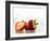 Strawberries with Splashing Water-Michael L?ffler-Framed Photographic Print