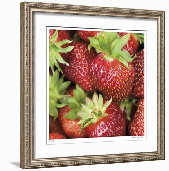 Strawberries-Stacy Bass-Framed Giclee Print