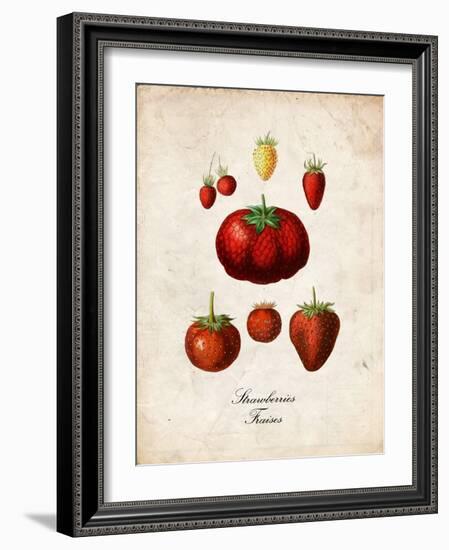 Strawberries--Framed Art Print