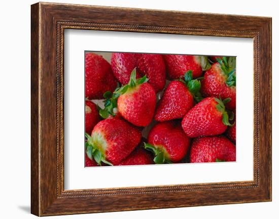 Strawberrries-monysasi-Framed Photographic Print