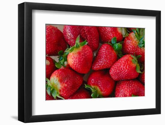 Strawberrries-monysasi-Framed Photographic Print