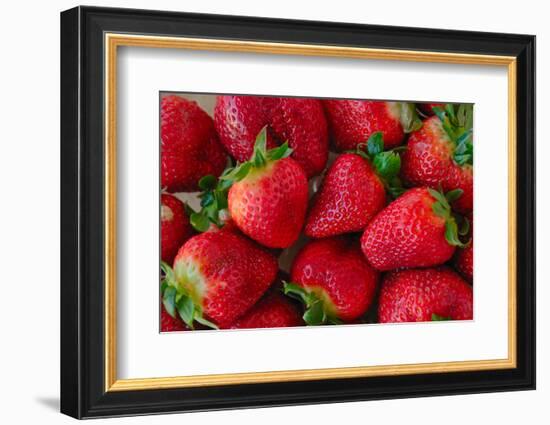 Strawberrries-monysasi-Framed Photographic Print