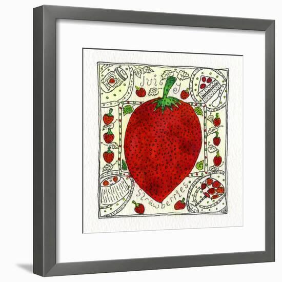 Strawberry, 1992-Julie Nicholls-Framed Premium Giclee Print