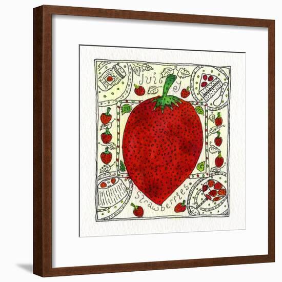 Strawberry, 1992-Julie Nicholls-Framed Premium Giclee Print