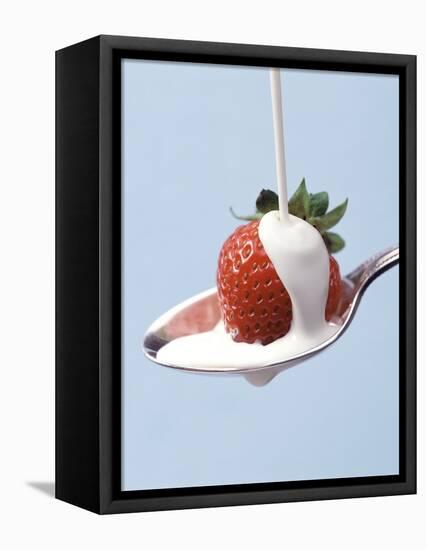 Strawberry and Cream-Steve Lupton-Framed Premier Image Canvas