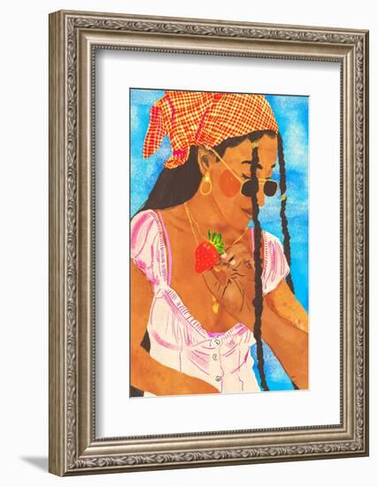 Strawberry Beauty-Gigi Rosado-Framed Photographic Print