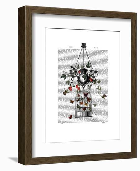 Strawberry Chandelier-Fab Funky-Framed Art Print