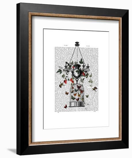 Strawberry Chandelier-Fab Funky-Framed Art Print