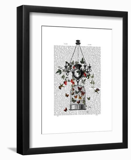 Strawberry Chandelier-Fab Funky-Framed Art Print