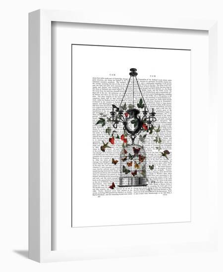 Strawberry Chandelier-Fab Funky-Framed Art Print