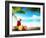 Strawberry Cocktail and Tropical Fruit on the Beach-Iakov Kalinin-Framed Photographic Print