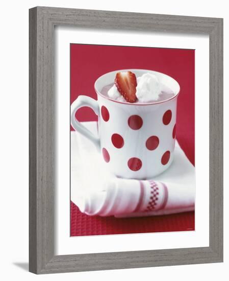 Strawberry Cream in a Cup-Alena Hrbkova-Framed Photographic Print