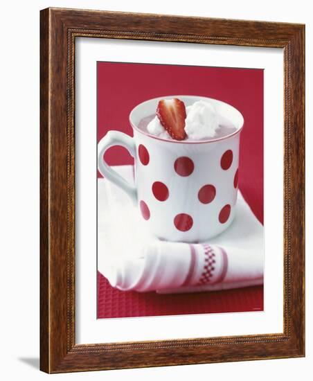 Strawberry Cream in a Cup-Alena Hrbkova-Framed Photographic Print