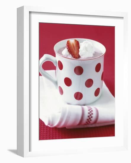 Strawberry Cream in a Cup-Alena Hrbkova-Framed Photographic Print