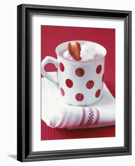 Strawberry Cream in a Cup-Alena Hrbkova-Framed Photographic Print