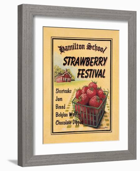 Strawberry Festival-Catherine Jones-Framed Art Print