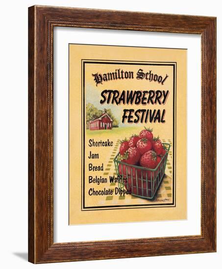 Strawberry Festival-Catherine Jones-Framed Art Print