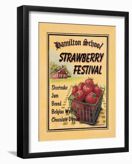 Strawberry Festival-Catherine Jones-Framed Art Print