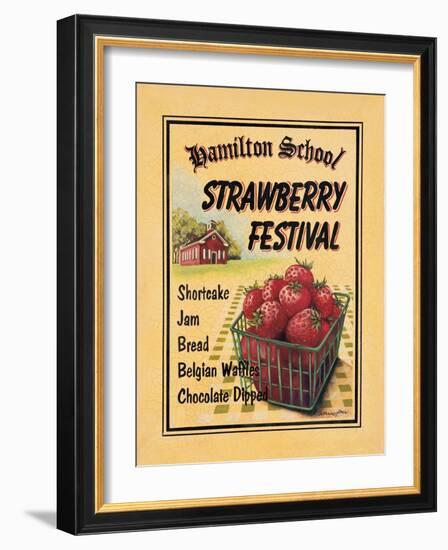 Strawberry Festival-Catherine Jones-Framed Art Print