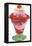 Strawberry Ice Cream Sundae-null-Framed Stretched Canvas