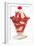 Strawberry Ice Cream Sundae-null-Framed Premium Giclee Print