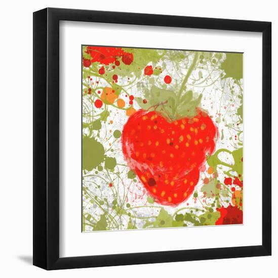 Strawberry II-Irena Orlov-Framed Art Print