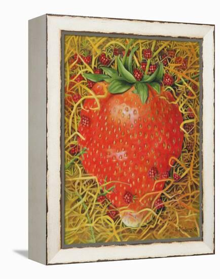 Strawberry in Straw, 1998-E.B. Watts-Framed Premier Image Canvas