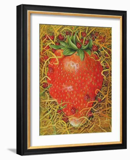 Strawberry in Straw, 1998-E.B. Watts-Framed Giclee Print