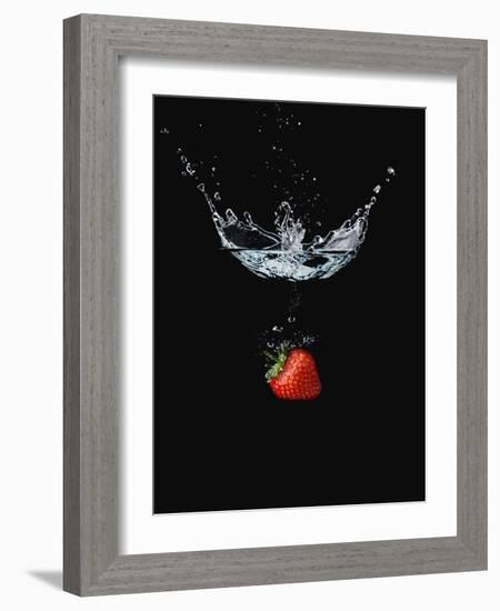 Strawberry in Water-John Smith-Framed Photographic Print