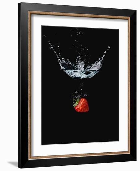 Strawberry in Water-John Smith-Framed Photographic Print