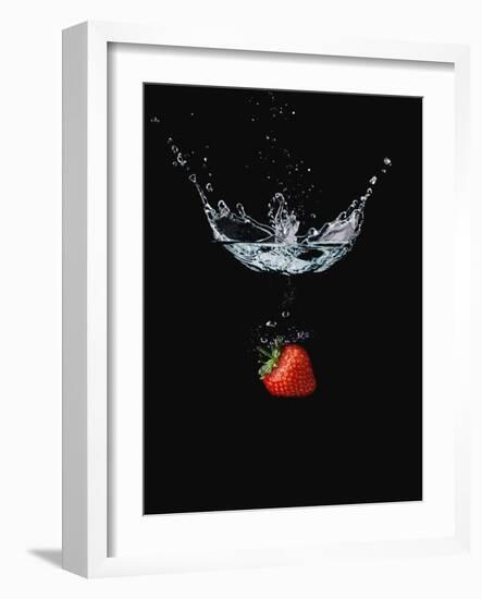 Strawberry in Water-John Smith-Framed Photographic Print