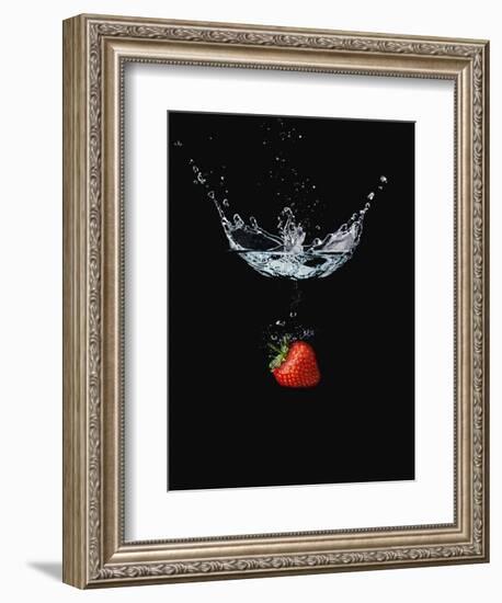 Strawberry in Water-John Smith-Framed Photographic Print