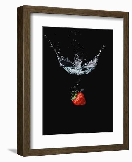 Strawberry in Water-John Smith-Framed Photographic Print