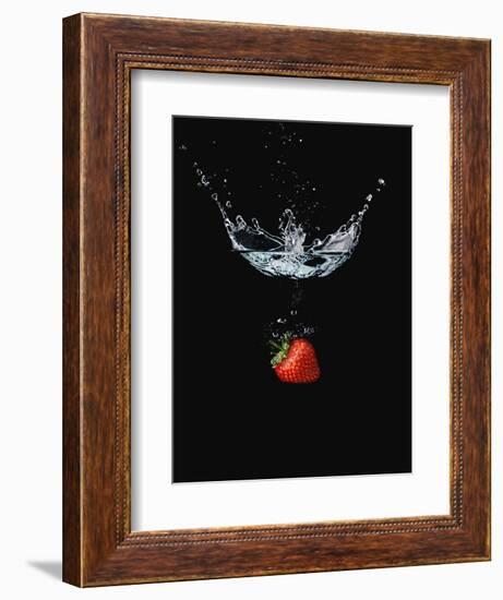 Strawberry in Water-John Smith-Framed Photographic Print