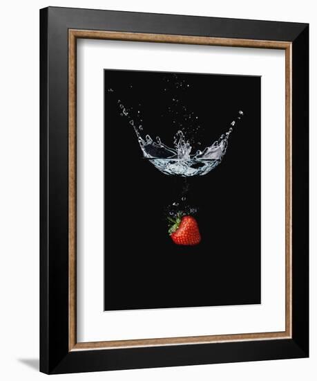 Strawberry in Water-John Smith-Framed Photographic Print