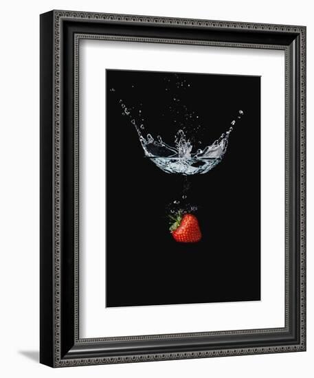 Strawberry in Water-John Smith-Framed Photographic Print