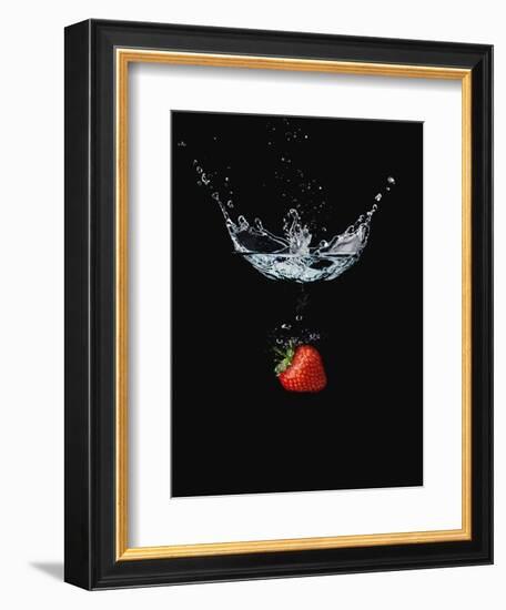 Strawberry in Water-John Smith-Framed Photographic Print