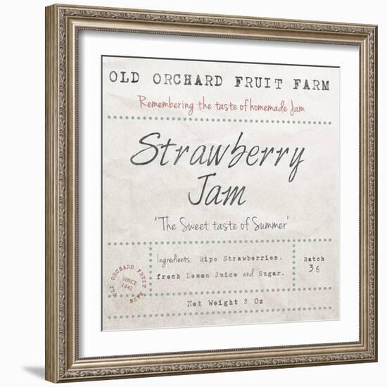 Strawberry Jam-The Vintage Collection-Framed Giclee Print