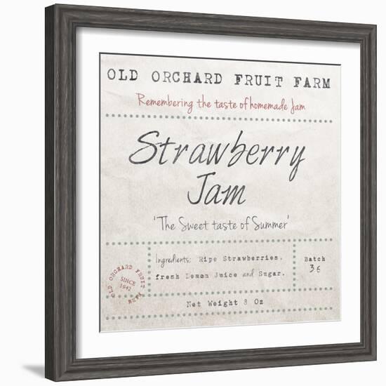 Strawberry Jam-The Vintage Collection-Framed Giclee Print
