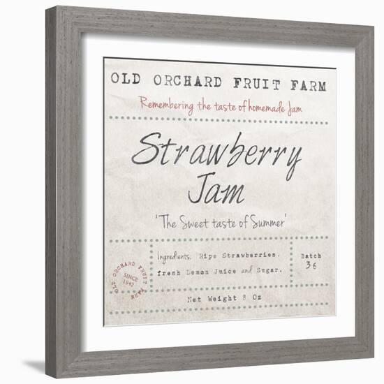 Strawberry Jam-The Vintage Collection-Framed Giclee Print