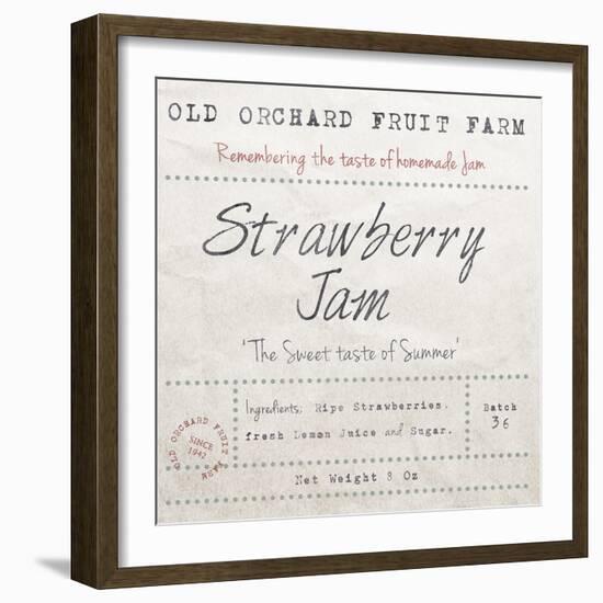 Strawberry Jam-The Vintage Collection-Framed Giclee Print