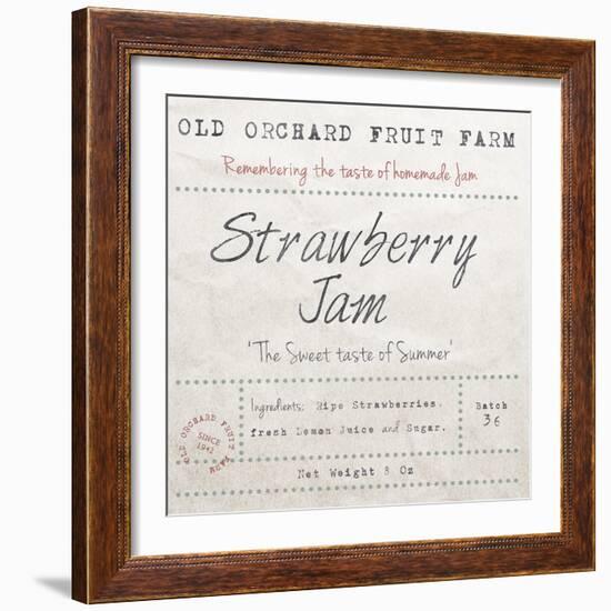 Strawberry Jam-The Vintage Collection-Framed Giclee Print