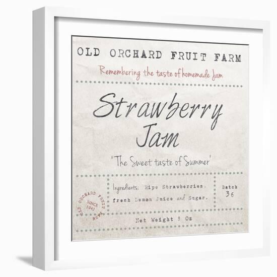 Strawberry Jam-The Vintage Collection-Framed Giclee Print