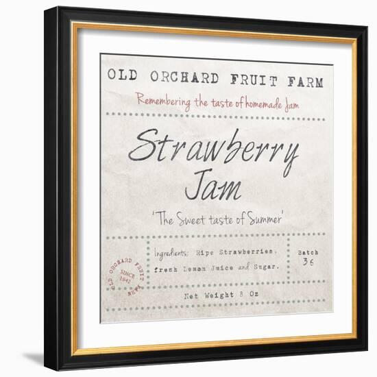 Strawberry Jam-The Vintage Collection-Framed Giclee Print