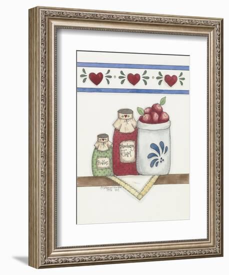 Strawberry Jam-Debbie McMaster-Framed Premium Giclee Print