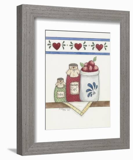 Strawberry Jam-Debbie McMaster-Framed Premium Giclee Print